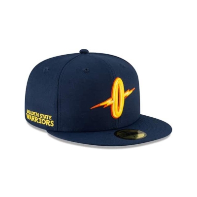 Golden State Warriors Gorra | New Era NBA City Edition Alt 59fifty Fitted Cap Mexico - Azules